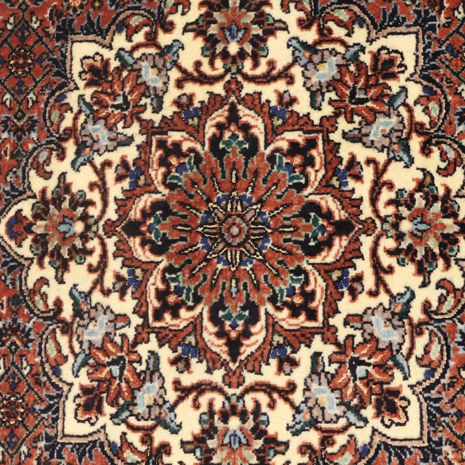 Tappeto Persero - Bidjar - 141 x 69 cm - rosso scuro