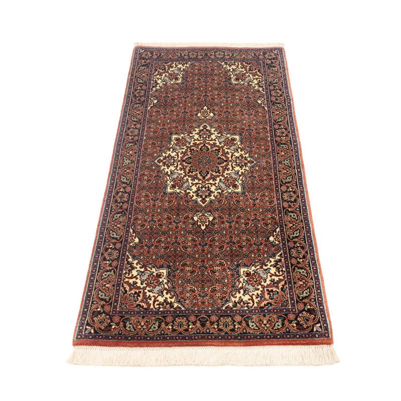 Tappeto Persero - Bidjar - 141 x 69 cm - rosso scuro