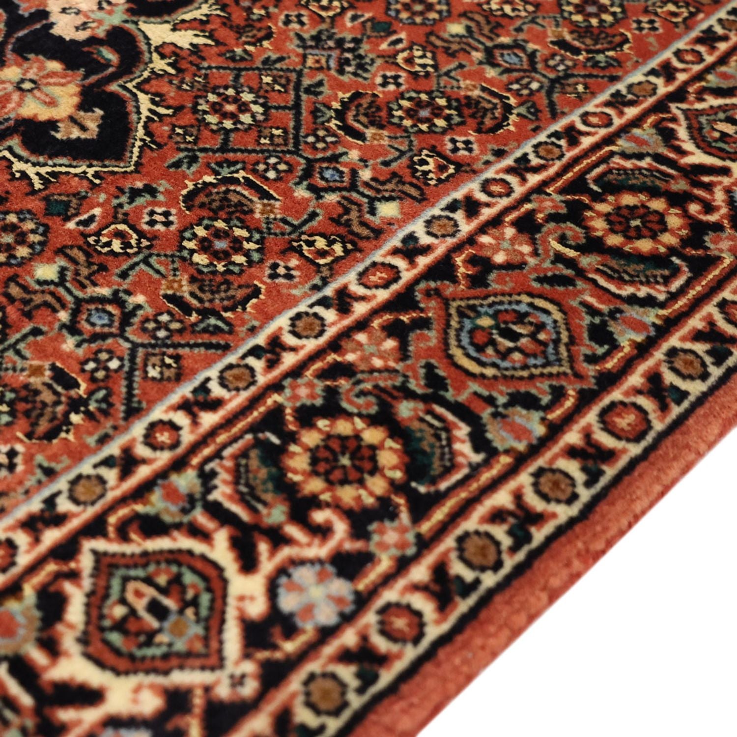 Tappeto Persero - Bidjar - 131 x 72 cm - rosso scuro