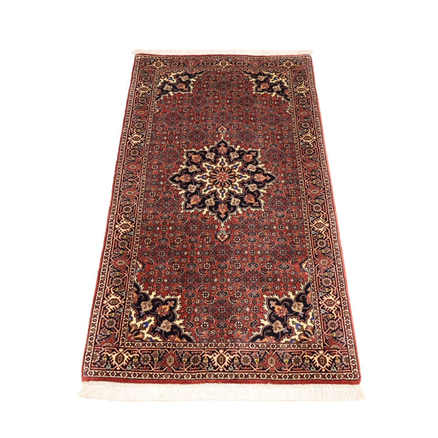 Tappeto Persero - Bidjar - 135 x 73 cm - rosso scuro