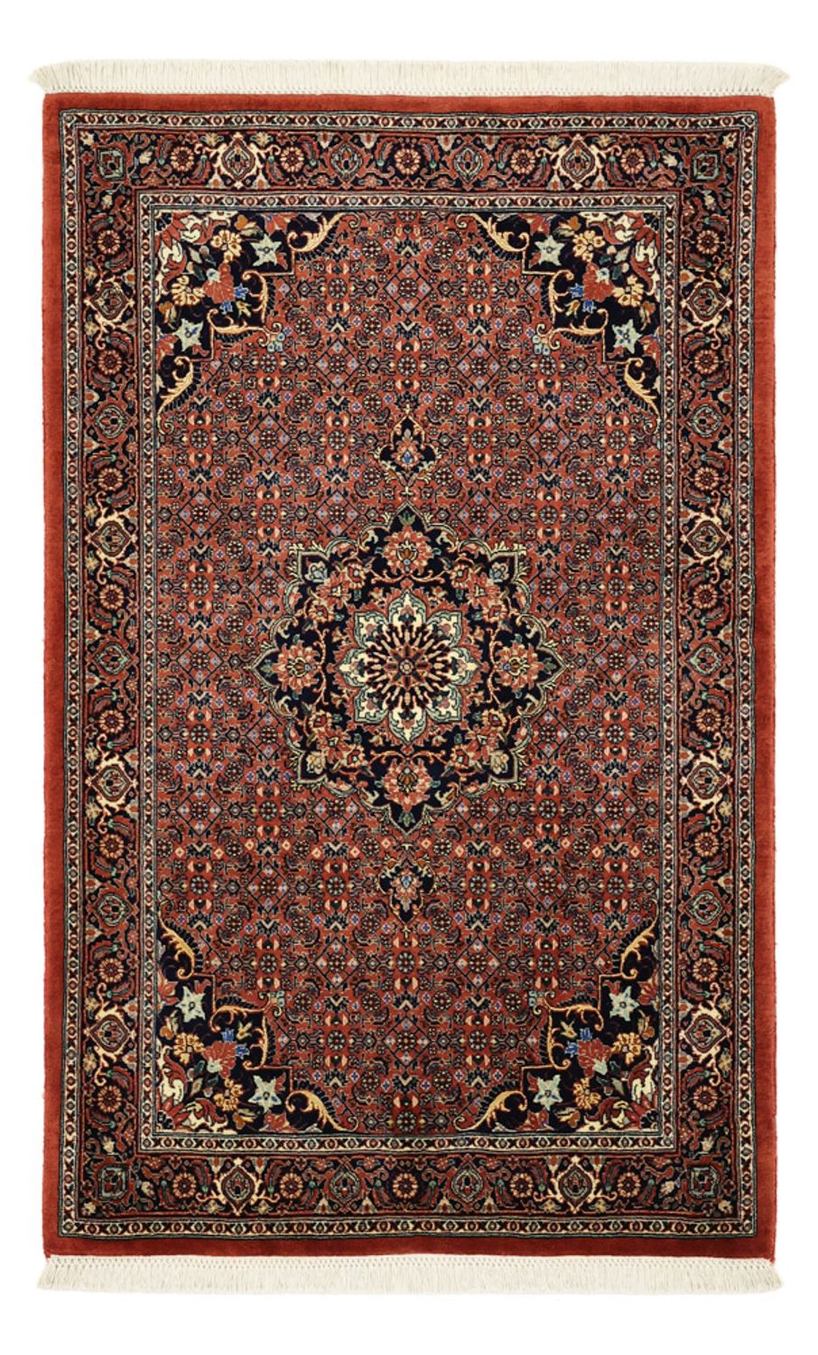 Tappeto Persero - Bidjar - 147 x 90 cm - rosso scuro