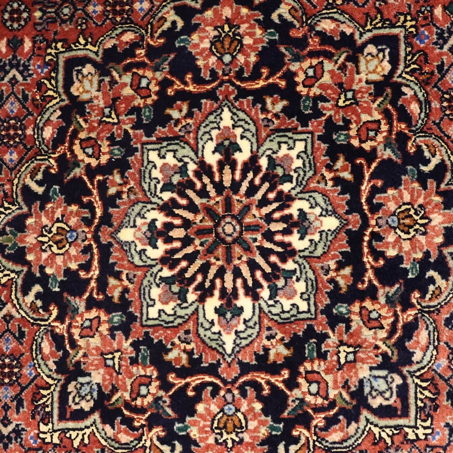 Tappeto Persero - Bidjar - 147 x 90 cm - rosso scuro