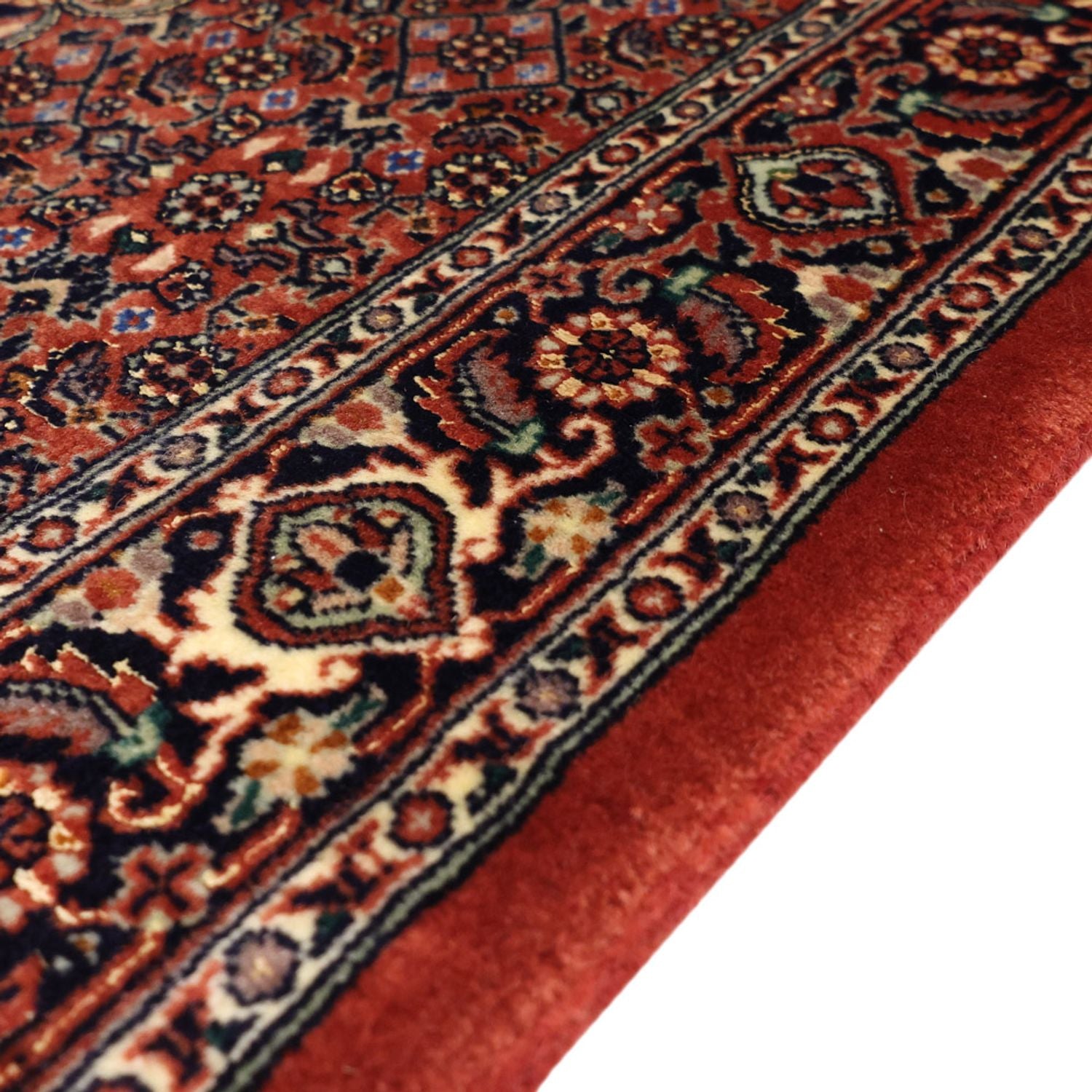 Tappeto Persero - Bidjar - 147 x 90 cm - rosso scuro