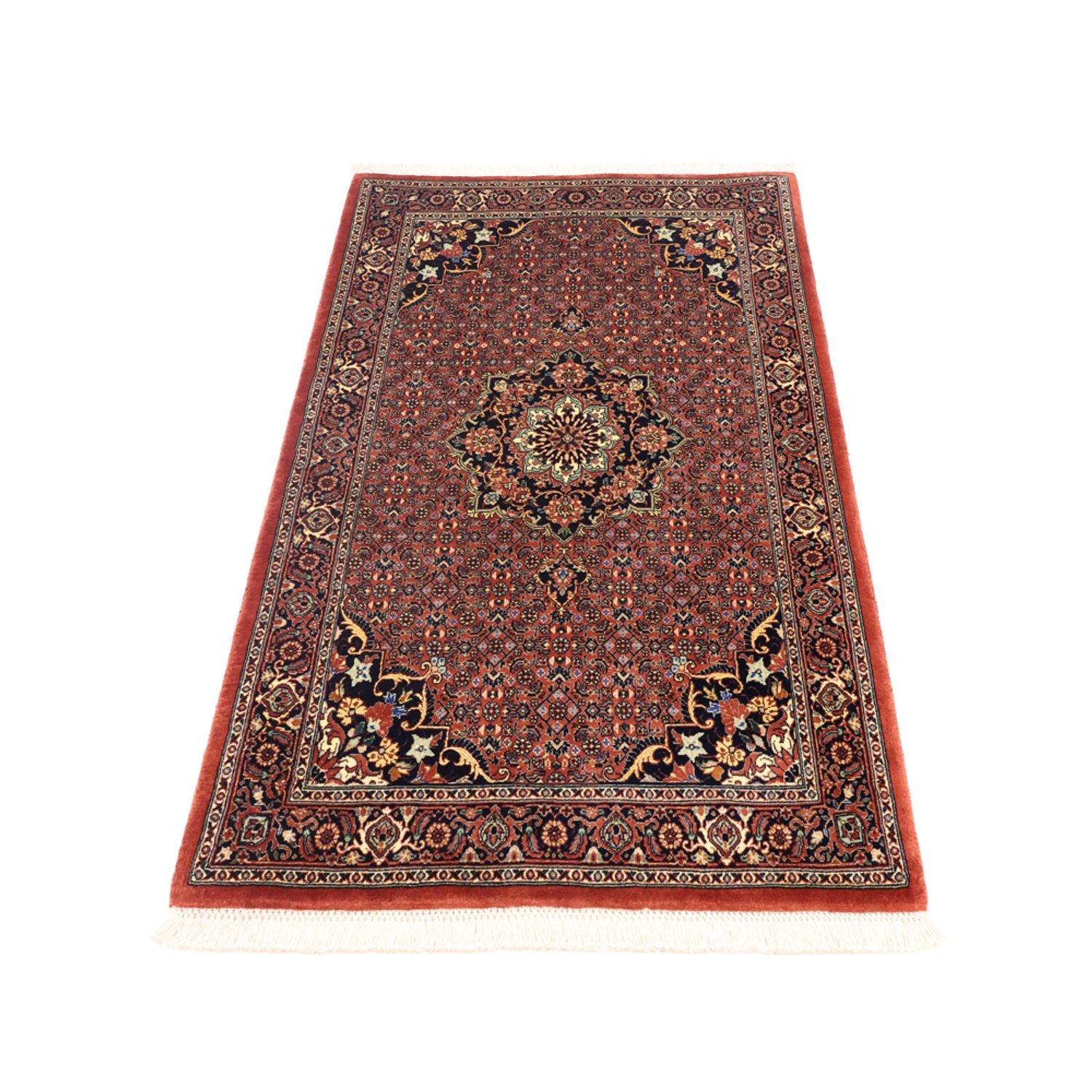 Tappeto Persero - Bidjar - 147 x 90 cm - rosso scuro
