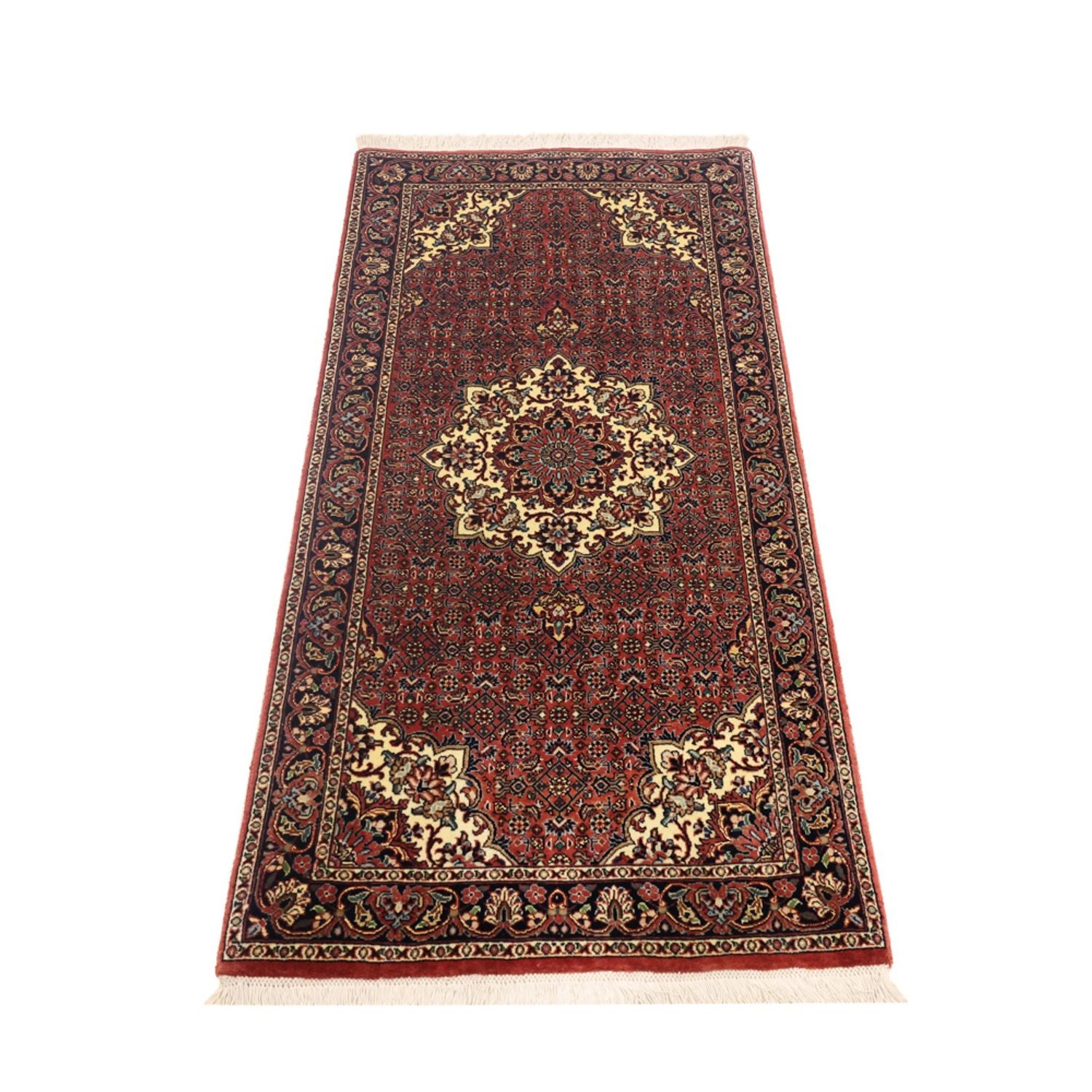 Tappeto Persero - Bidjar - 148 x 69 cm - rosso scuro