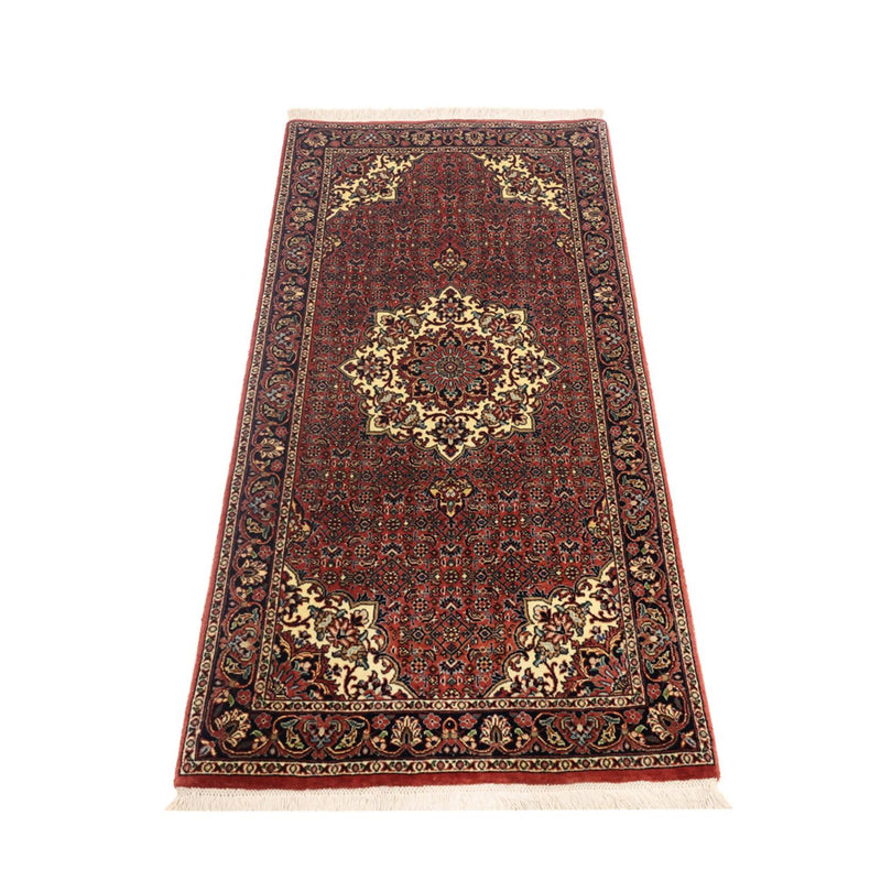 Tappeto Persero - Bidjar - 148 x 69 cm - rosso scuro