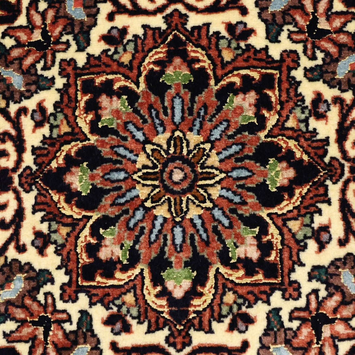 Tappeto Persero - Bidjar - Reale - 137 x 70 cm - rosso scuro