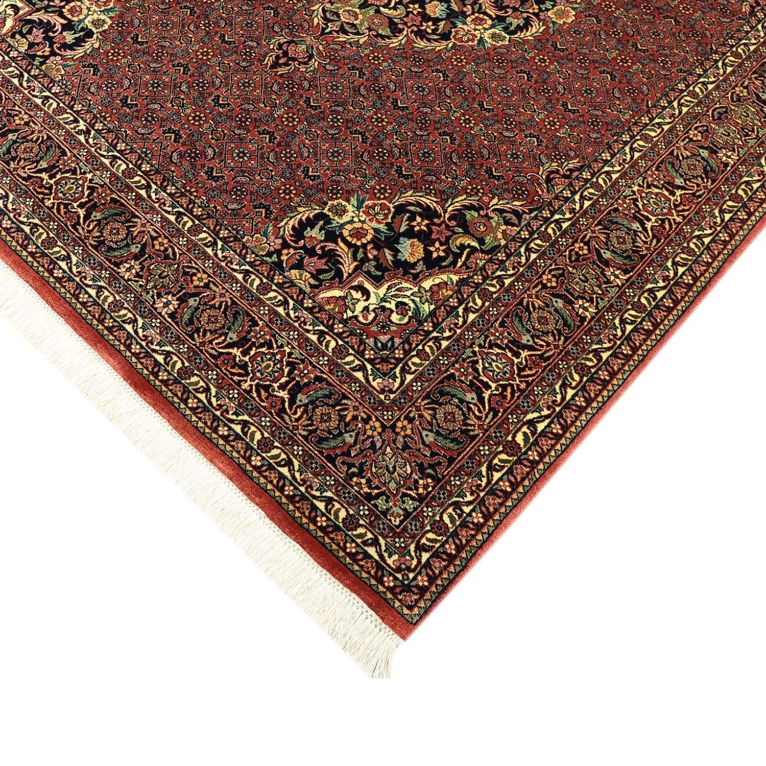 Tappeto Persero - Bidjar - Reale - 199 x 156 cm - rosso scuro