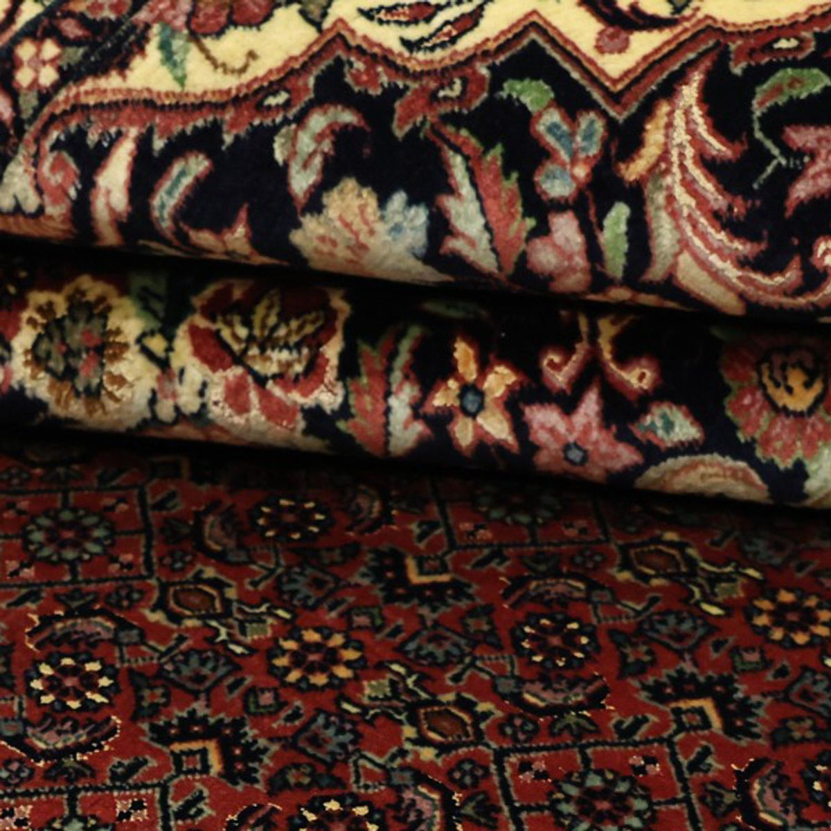 Tappeto Persero - Bidjar - Reale - 199 x 156 cm - rosso scuro