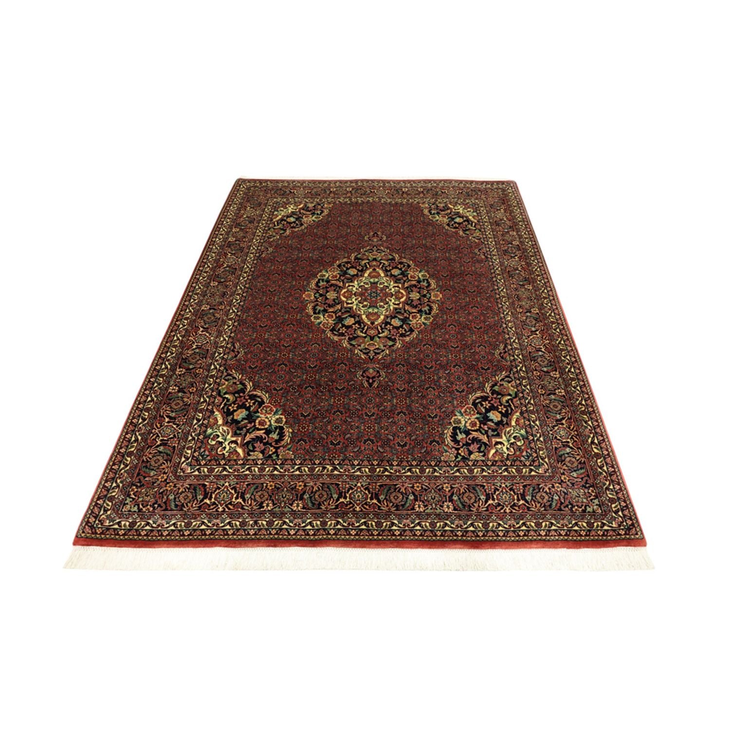 Tappeto Persero - Bidjar - Reale - 199 x 156 cm - rosso scuro