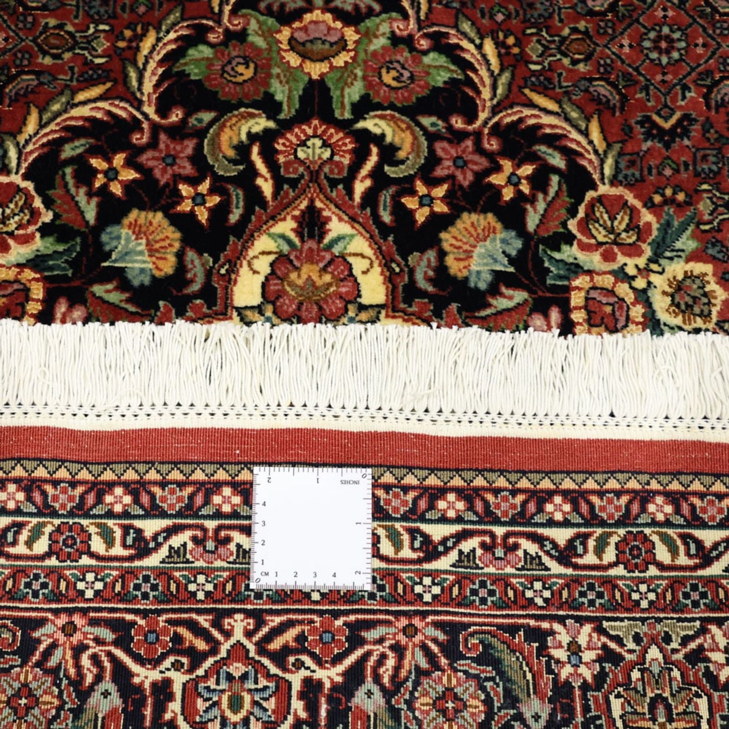 Tappeto Persero - Bidjar - Reale - 199 x 156 cm - rosso scuro