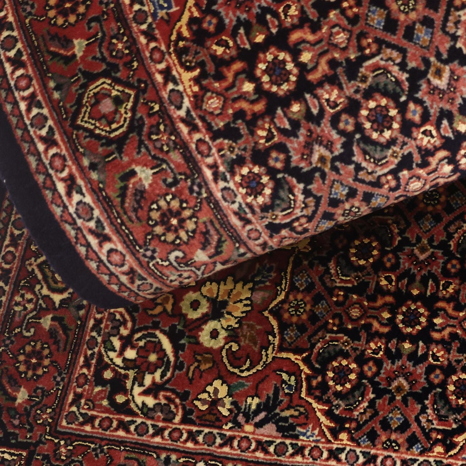 Tappeto Persero - Bidjar - Reale - 140 x 70 cm - rosso scuro