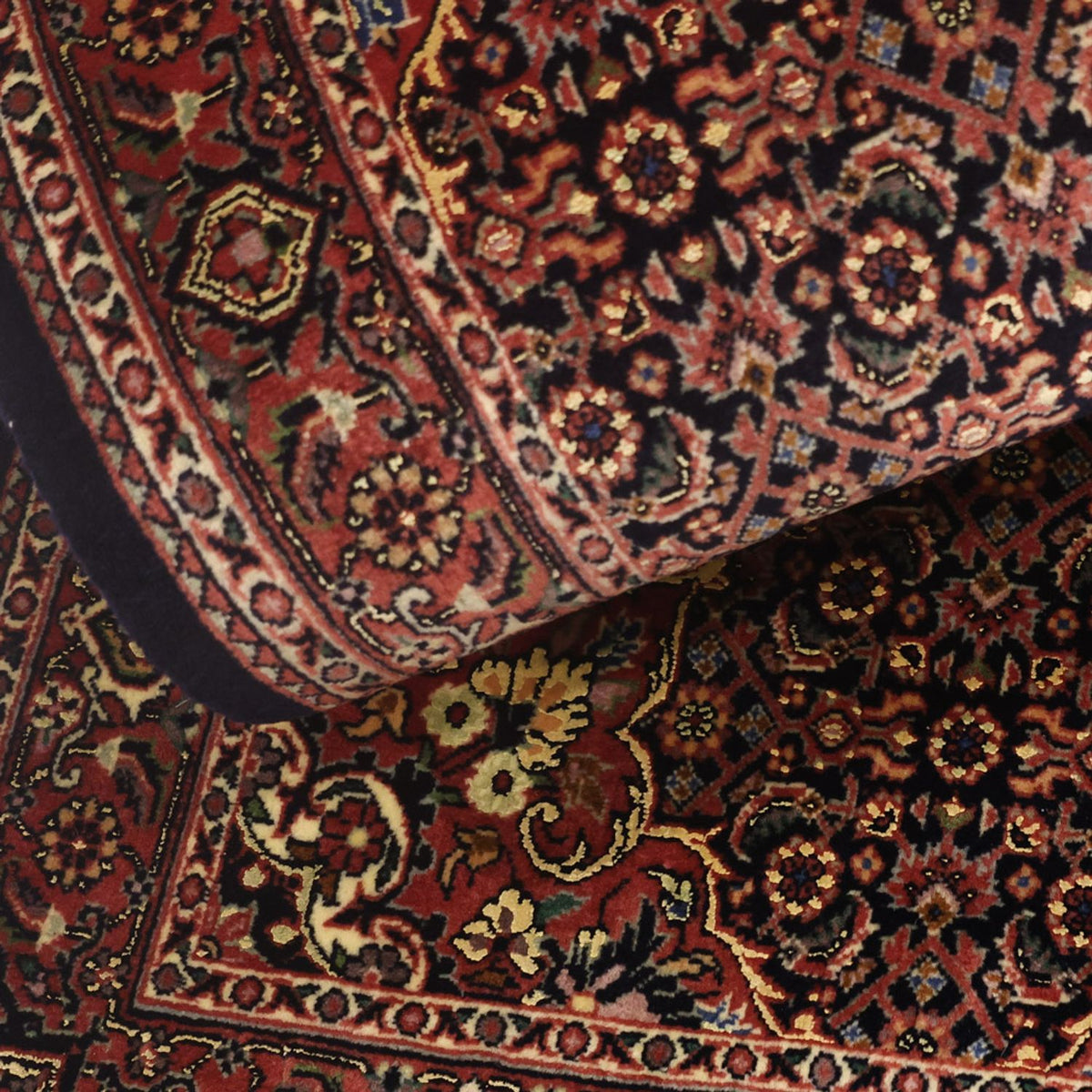 Tappeto Persero - Bidjar - Reale - 140 x 70 cm - rosso scuro