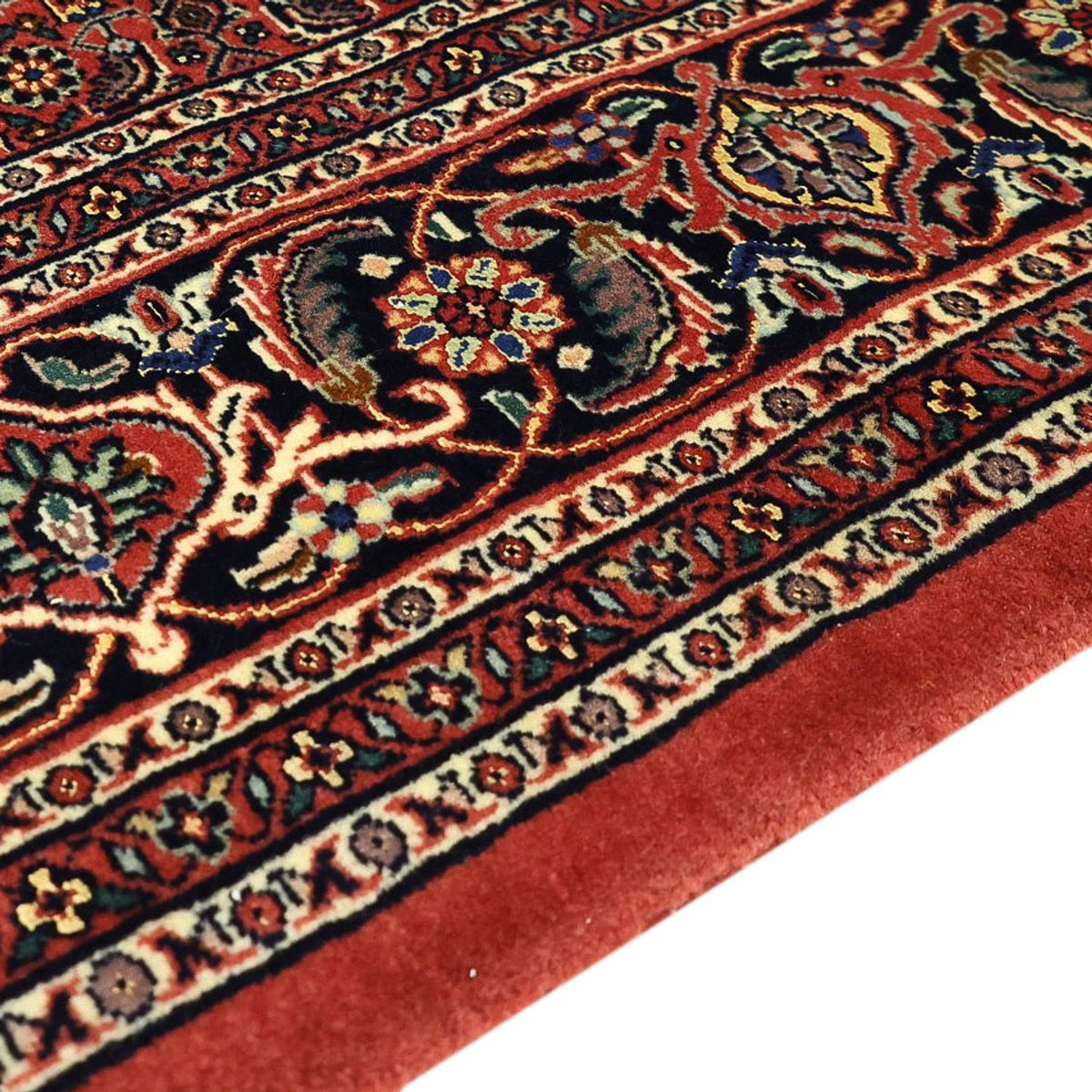 Tappeto Persero - Bidjar - Reale - 204 x 145 cm - rosso scuro