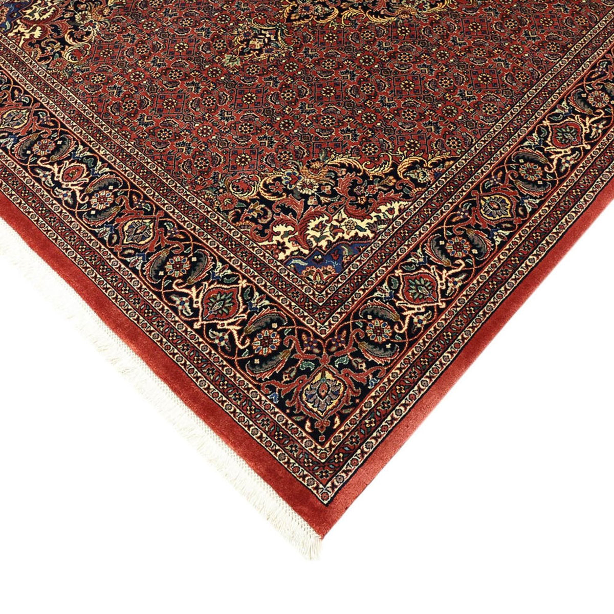 Tappeto Persero - Bidjar - Reale - 204 x 145 cm - rosso scuro