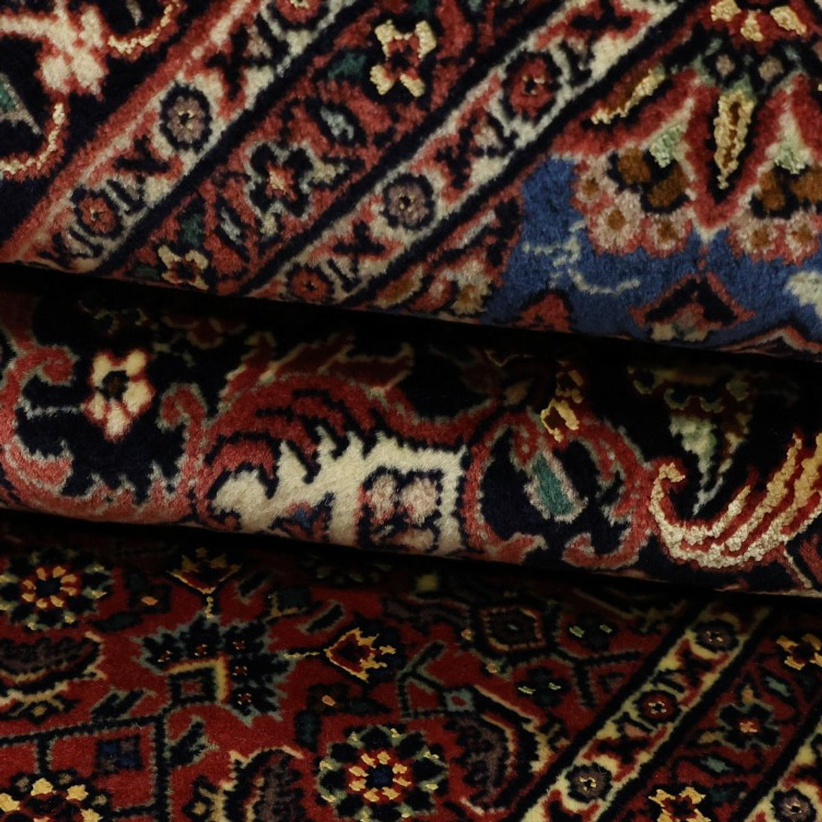 Tappeto Persero - Bidjar - Reale - 204 x 145 cm - rosso scuro