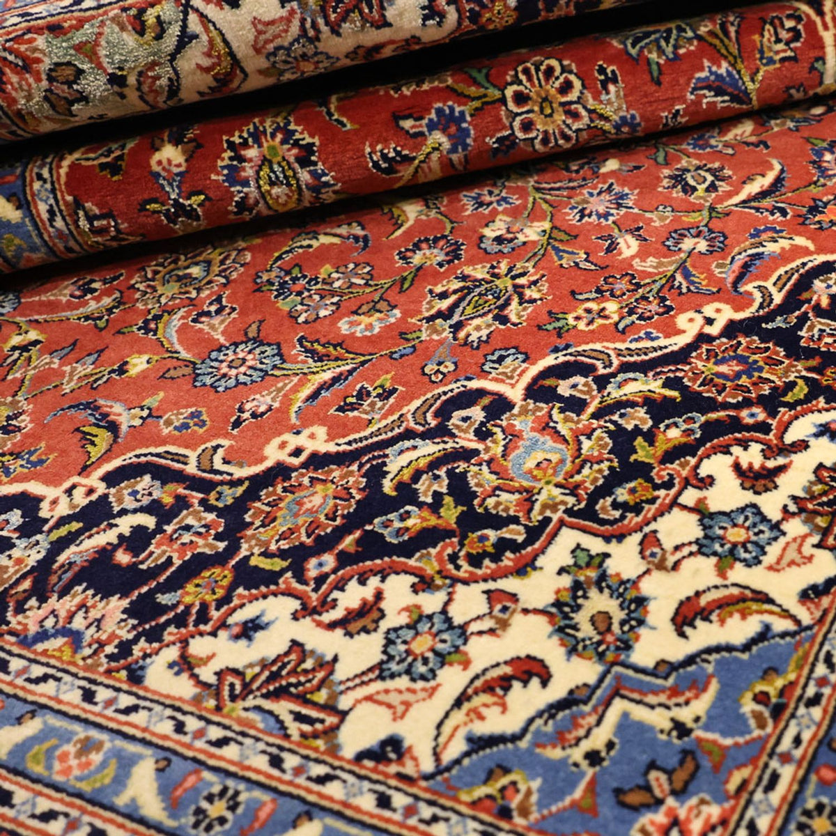 Tappeto Persero - Keshan - 170 x 110 cm - rosso