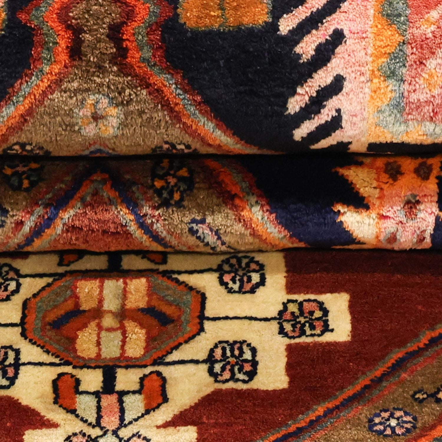 Tappeto Persero - Bidjar - 293 x 174 cm - rosso scuro