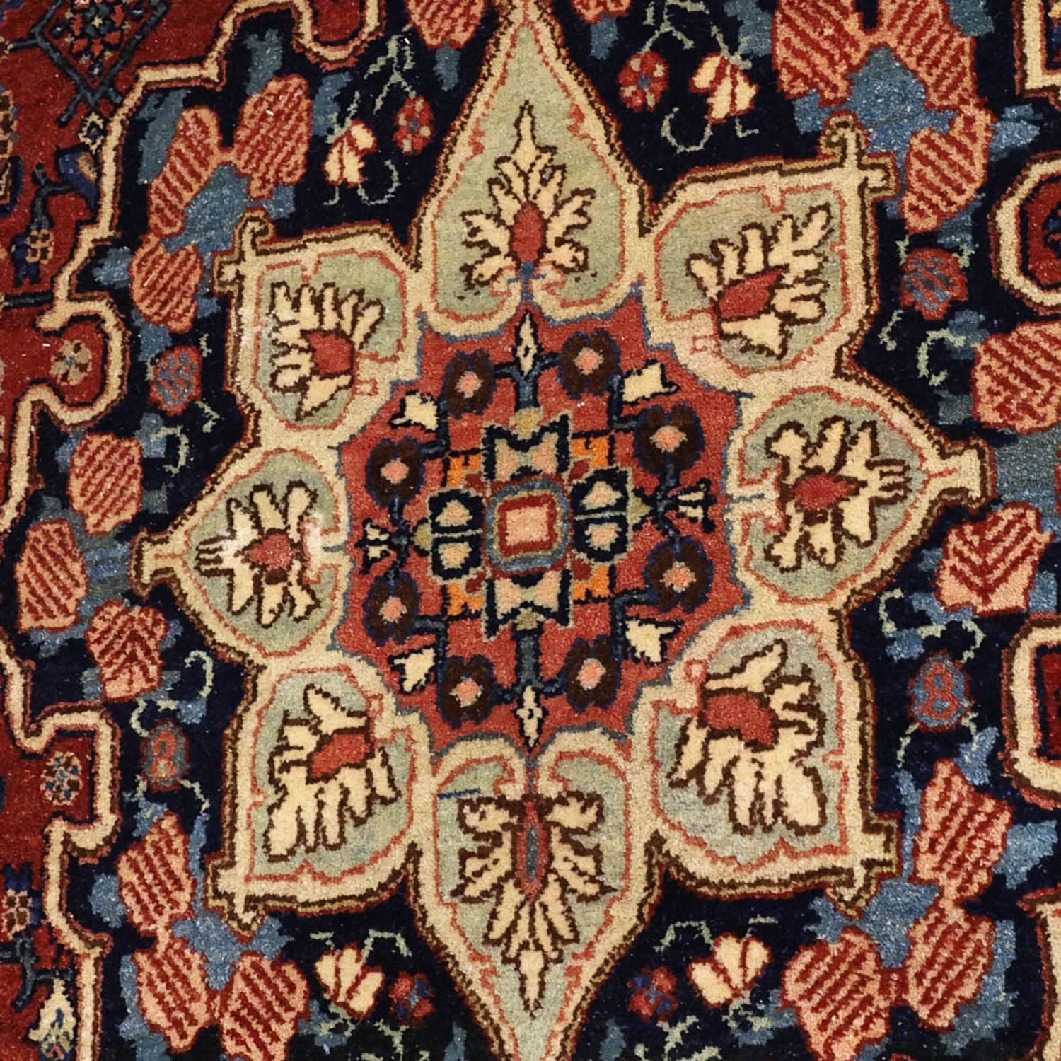 Tappeto Persero - Bidjar - Reale - 276 x 168 cm - rosso scuro