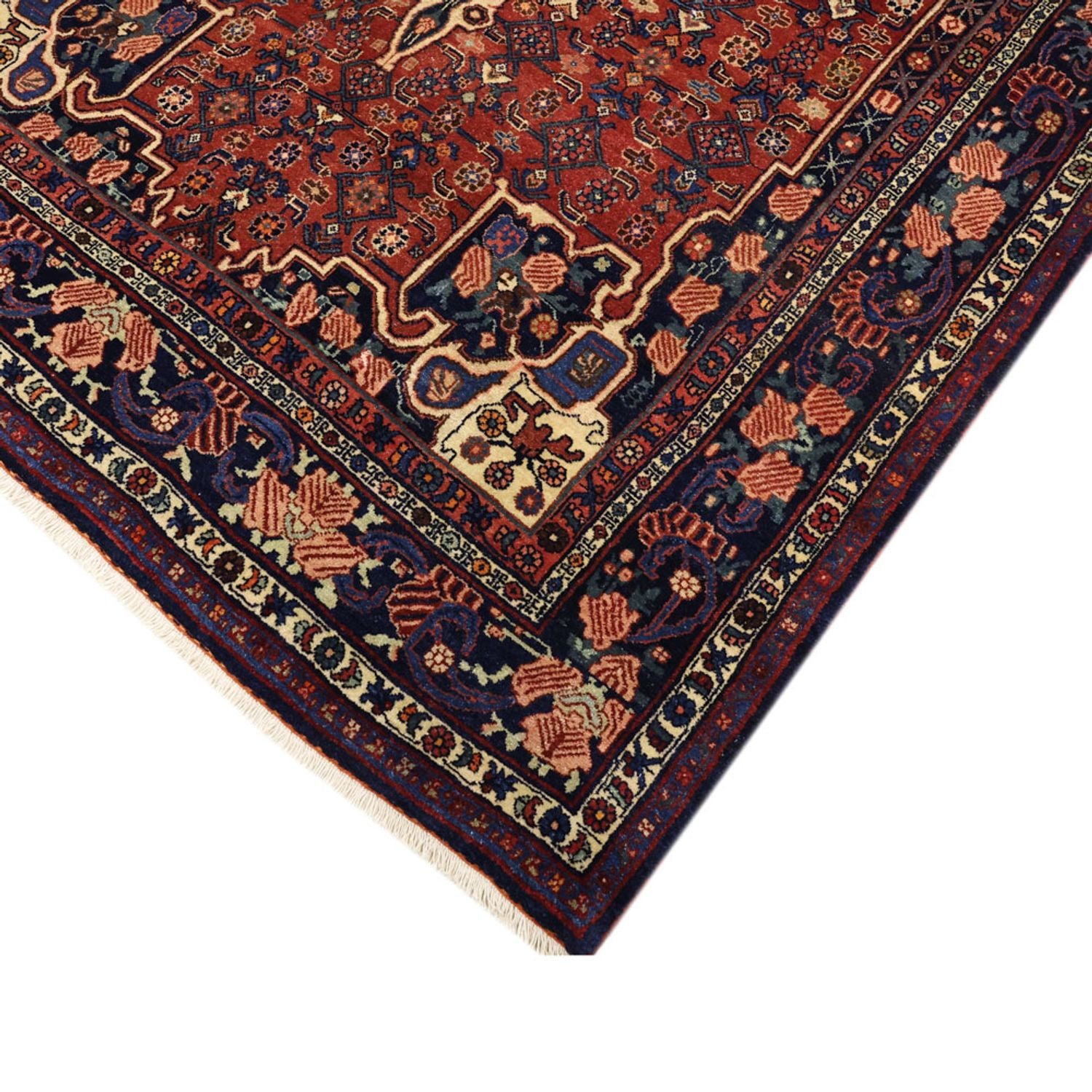 Tappeto Persero - Bidjar - Reale - 276 x 168 cm - rosso scuro