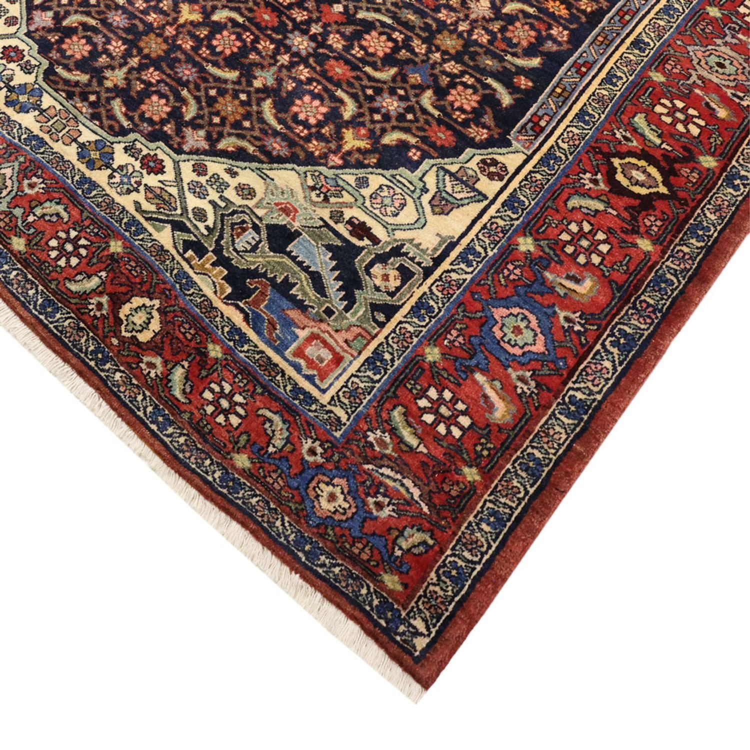 Tappeto corsia Tappeto Persero - Bidjar - 276 x 146 cm - rosso scuro