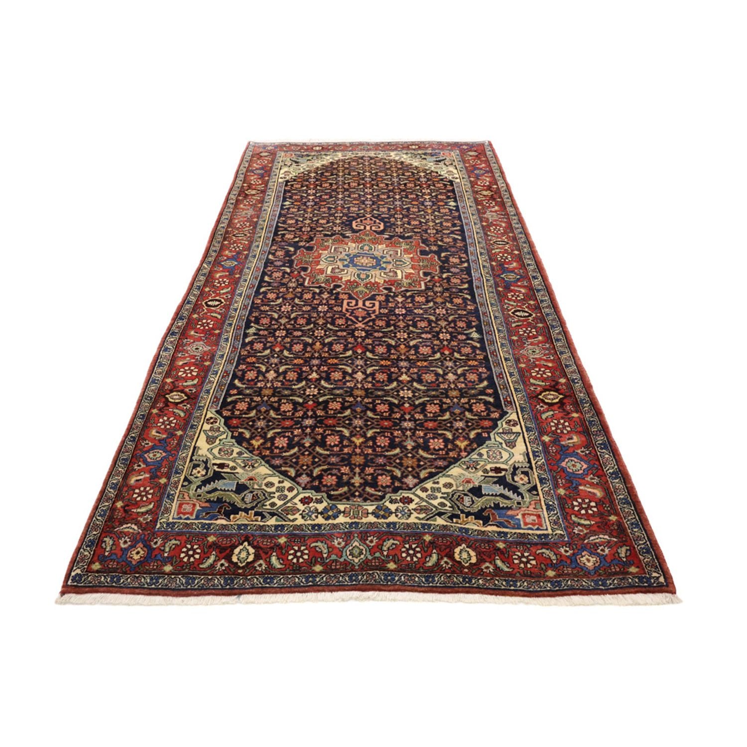 Tappeto corsia Tappeto Persero - Bidjar - 276 x 146 cm - rosso scuro