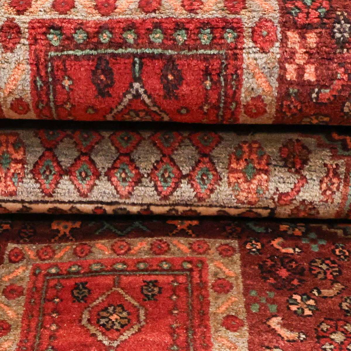 Tappeto corsia Tappeto Persero - Nomade - 295 x 130 cm - rosso scuro