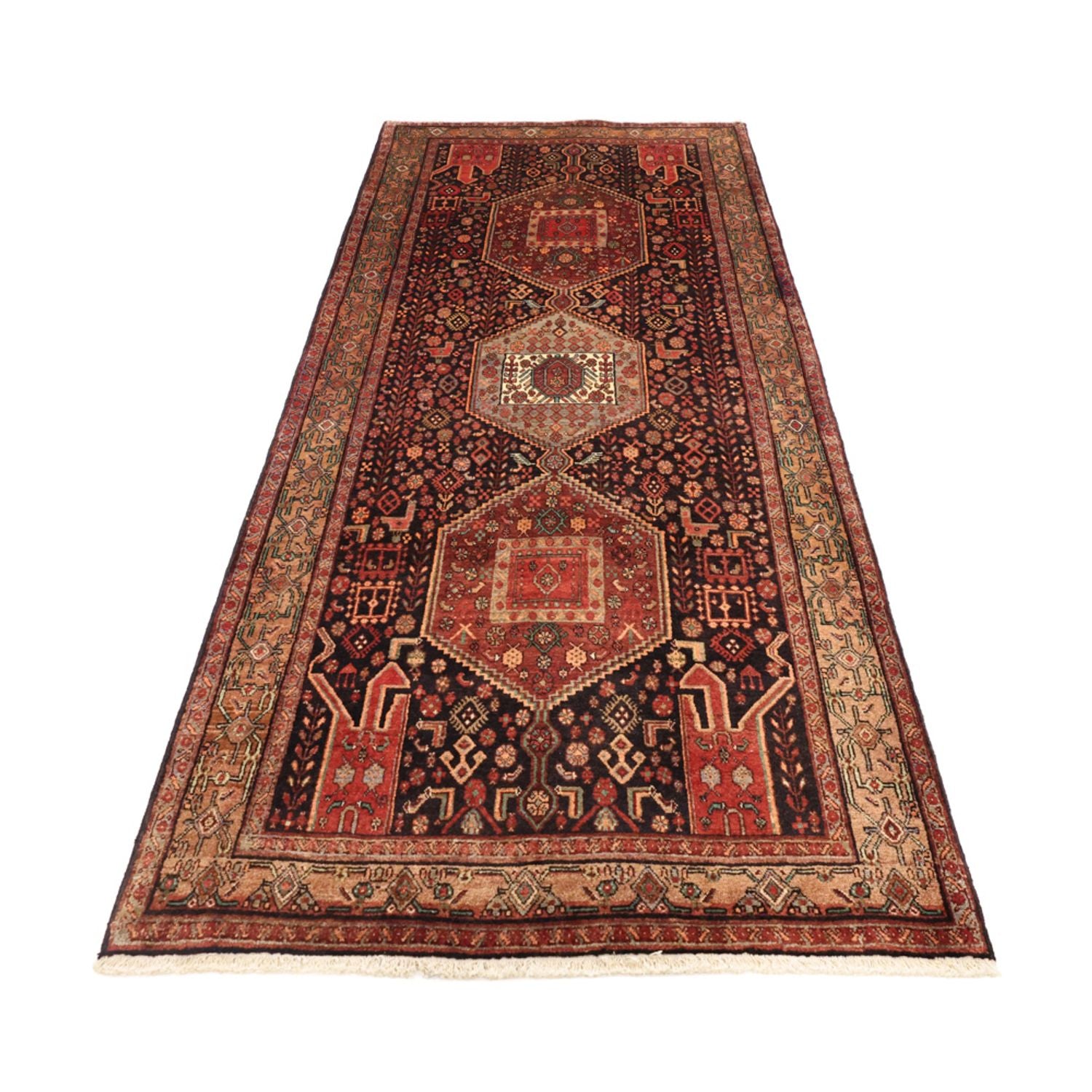 Tappeto corsia Tappeto Persero - Nomade - 295 x 130 cm - rosso scuro