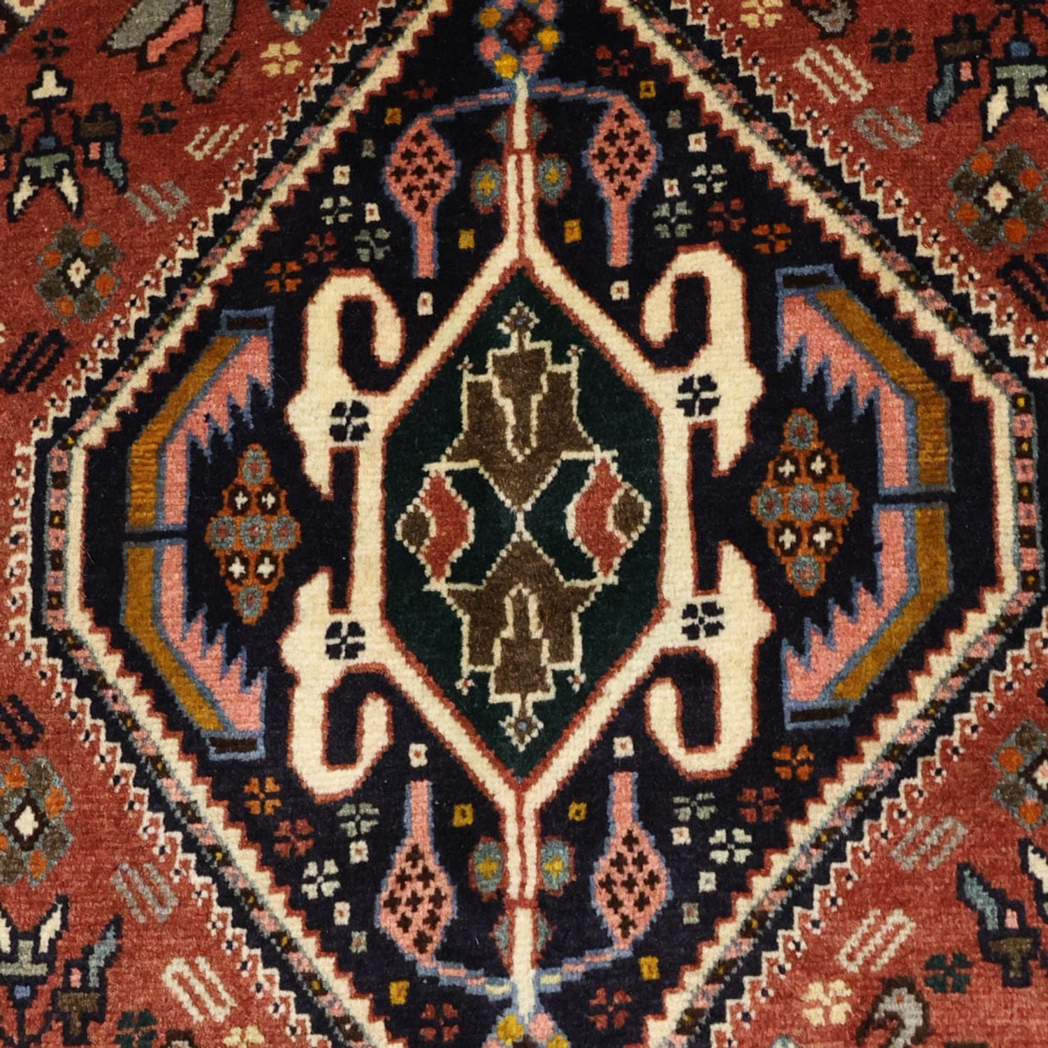 Tappeto Gabbeh - Kashkuli Persero - 150 x 105 cm - rosso scuro