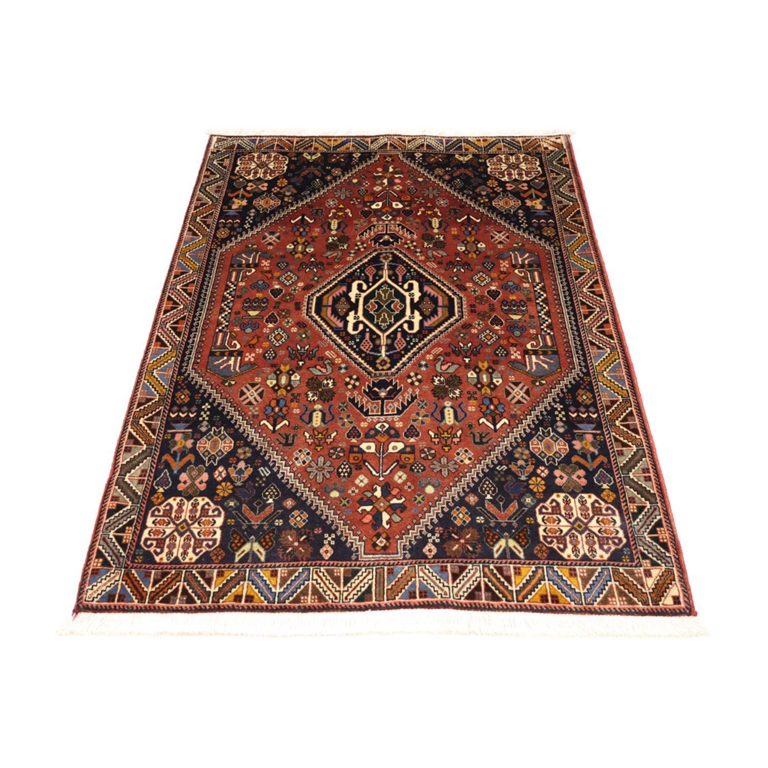 Tappeto Gabbeh - Kashkuli Persero - 150 x 105 cm - rosso scuro