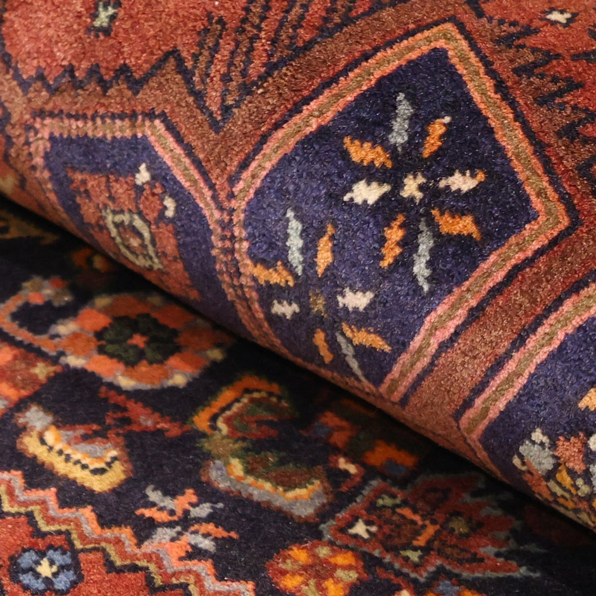 Tappeto Persero - Nomade - 158 x 99 cm - rosso scuro