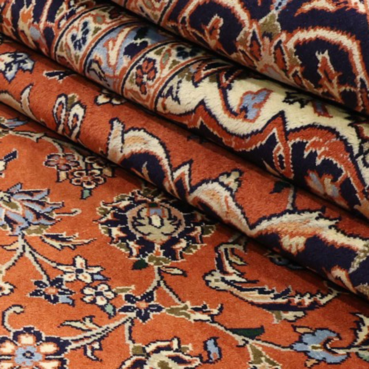 Tappeto Persero - Keshan - 343 x 247 cm - rosso chiaro