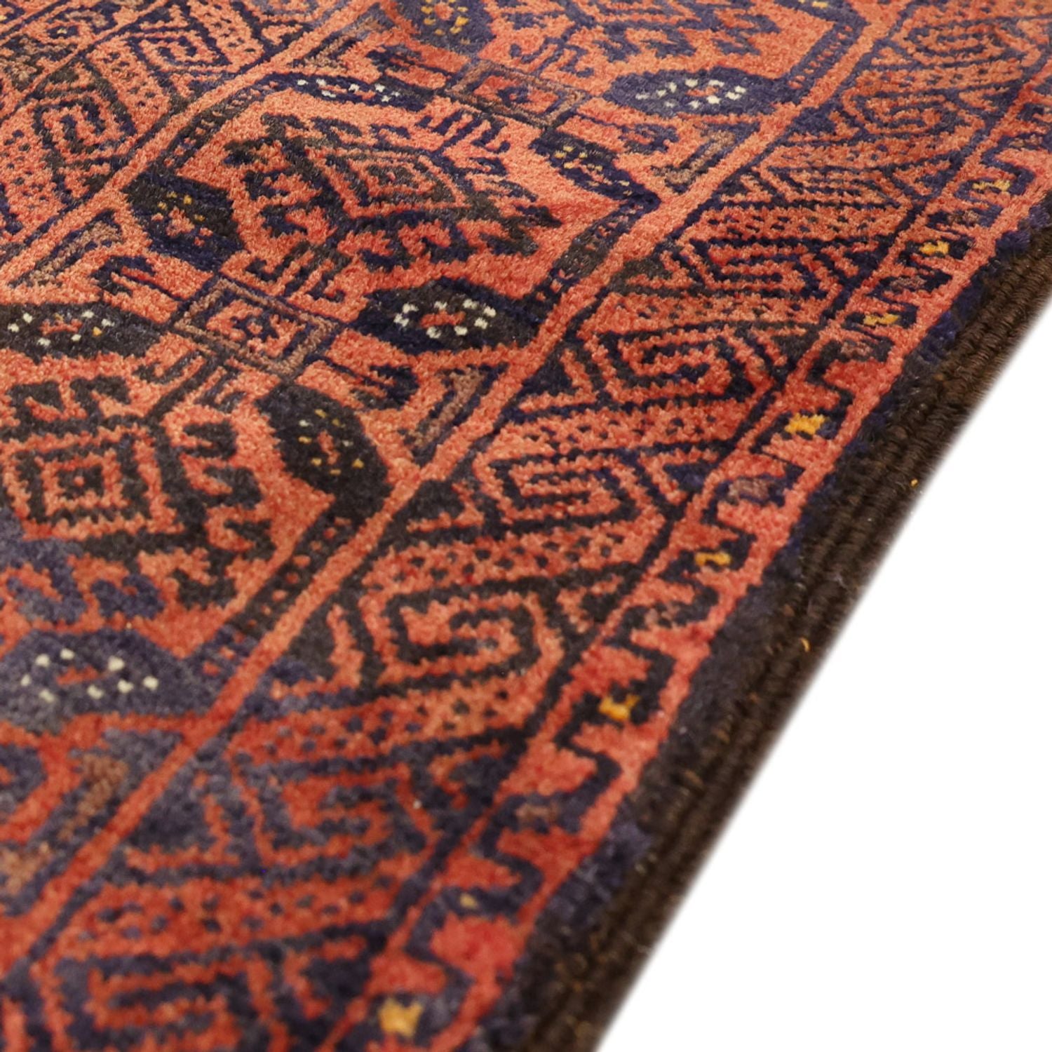Tappeto corsia Tappeto Belutsch - 215 x 112 cm - rosso scuro