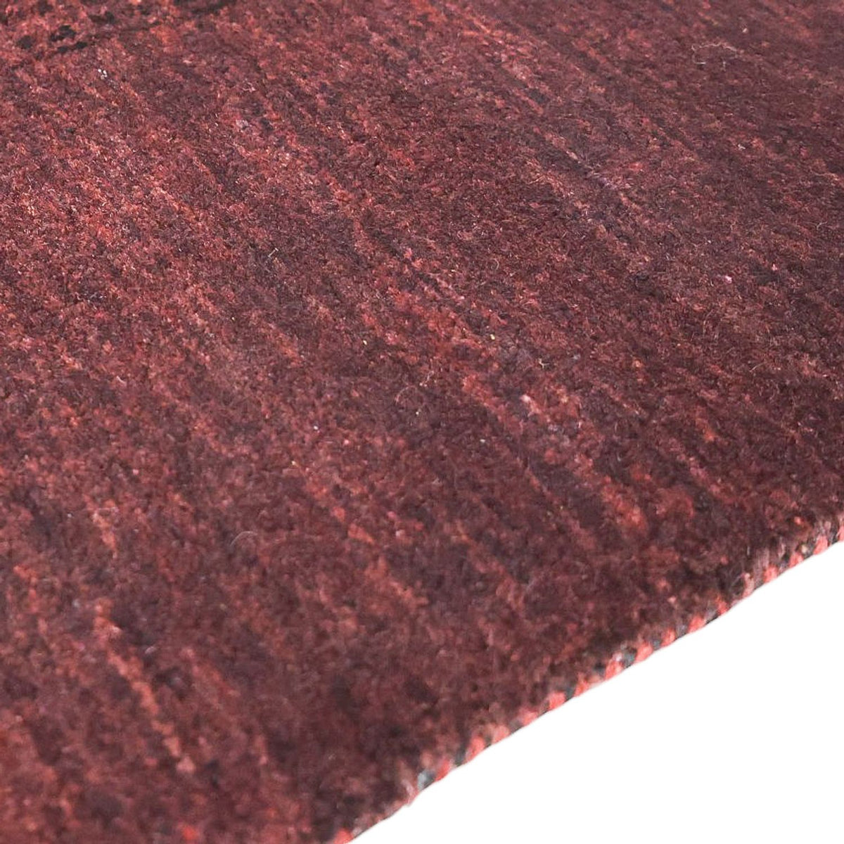 Tappeto Gabbeh - Loribaft Indus - 235 x 166 cm - rosso scuro