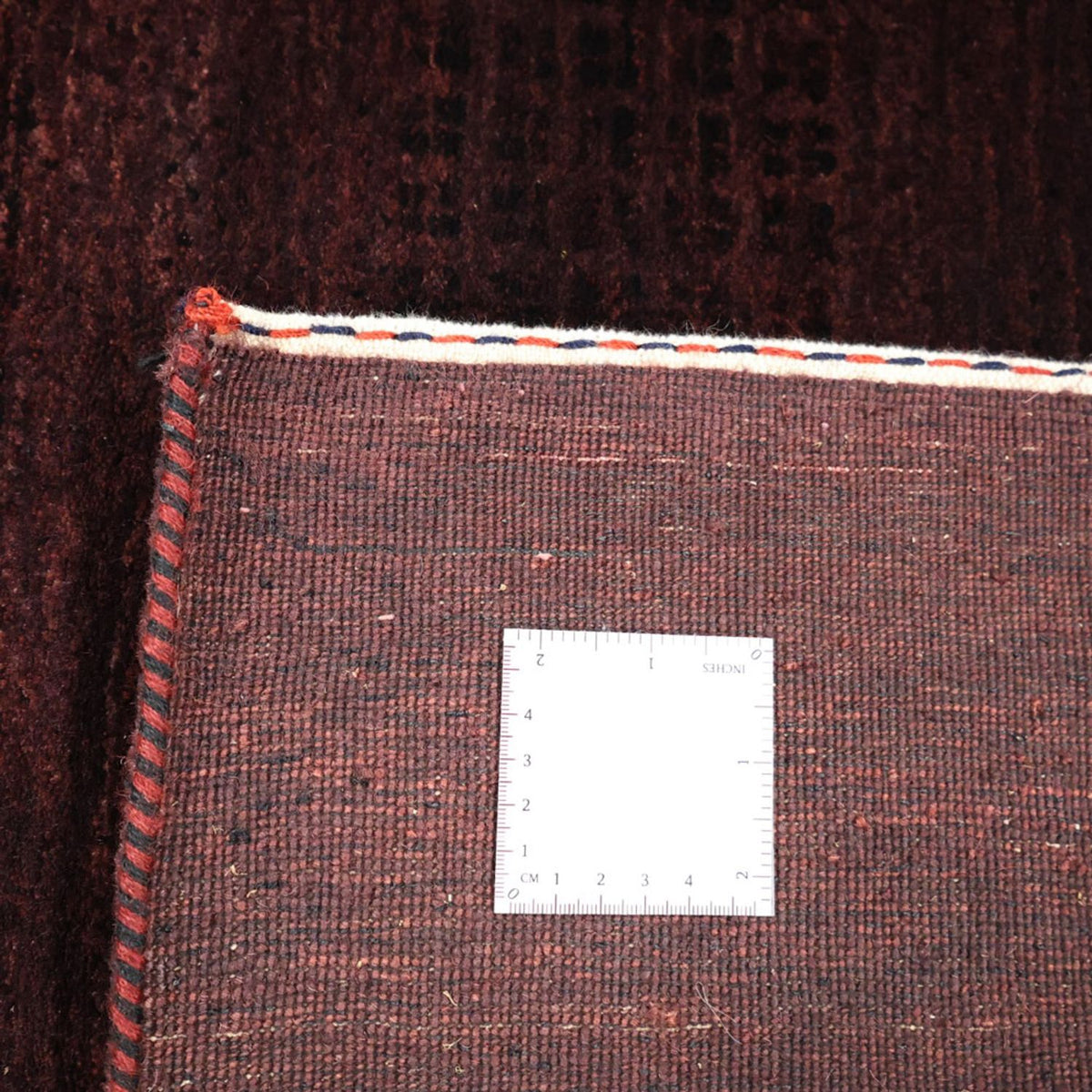 Tappeto Gabbeh - Loribaft Indus - 235 x 166 cm - rosso scuro