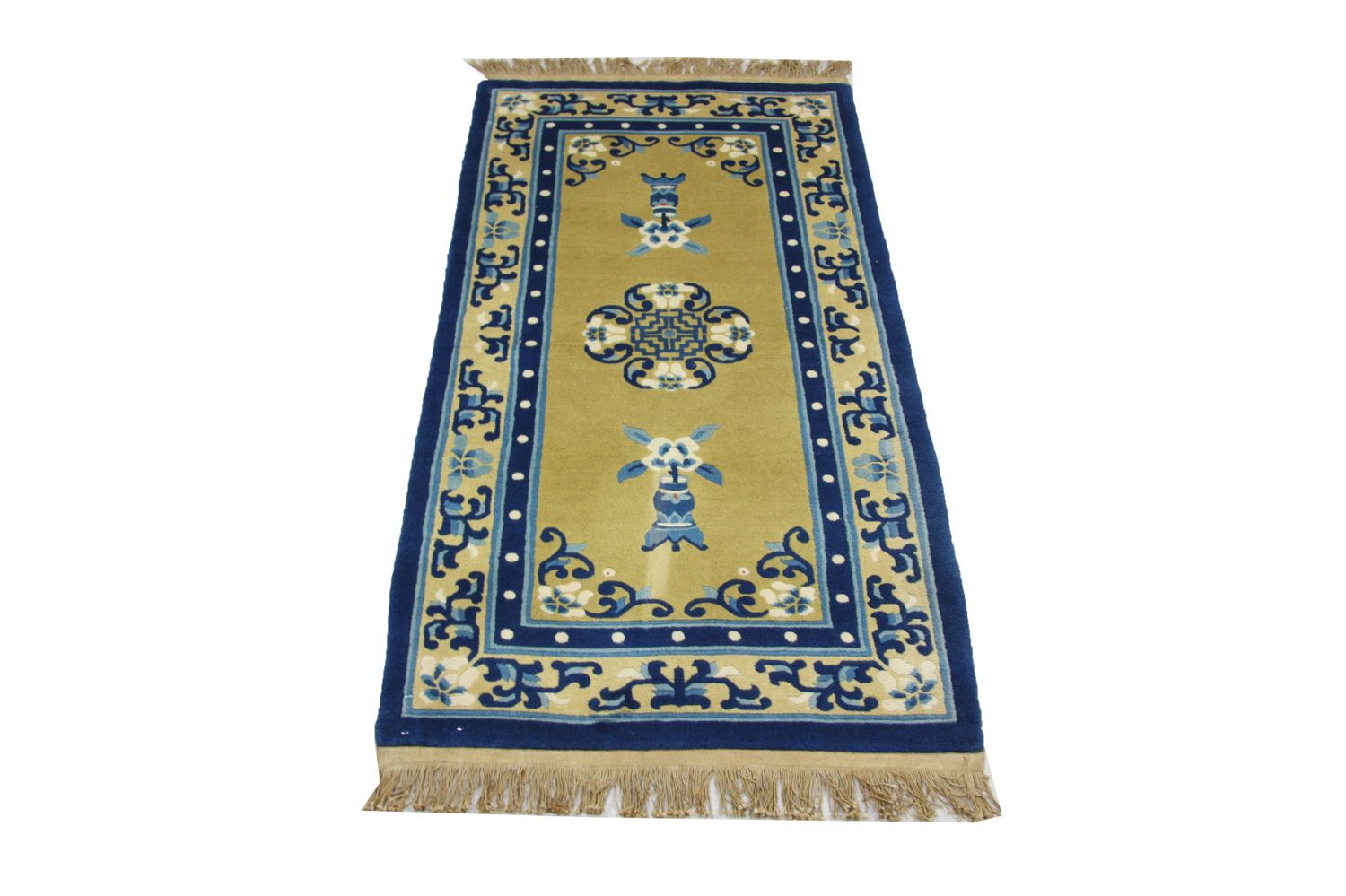 Tappeto cinese - 152 x 76 cm - blu