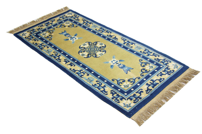 Tappeto cinese - 152 x 76 cm - blu