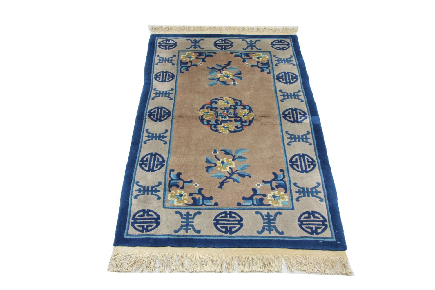 Tappeto cinese - 152 x 91 cm - blu
