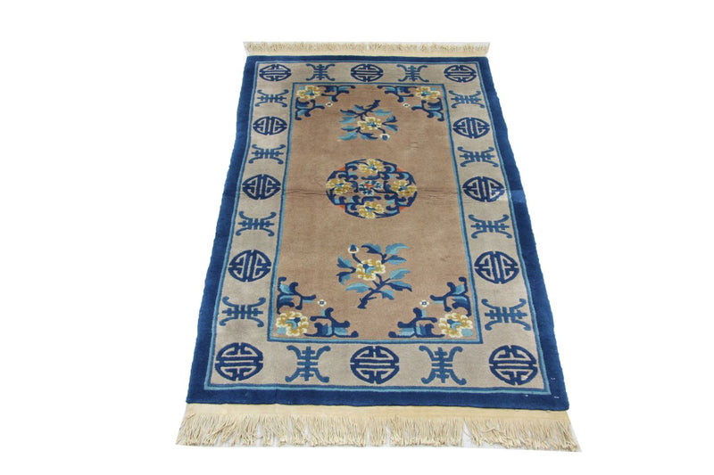 Tappeto cinese - 152 x 91 cm - blu