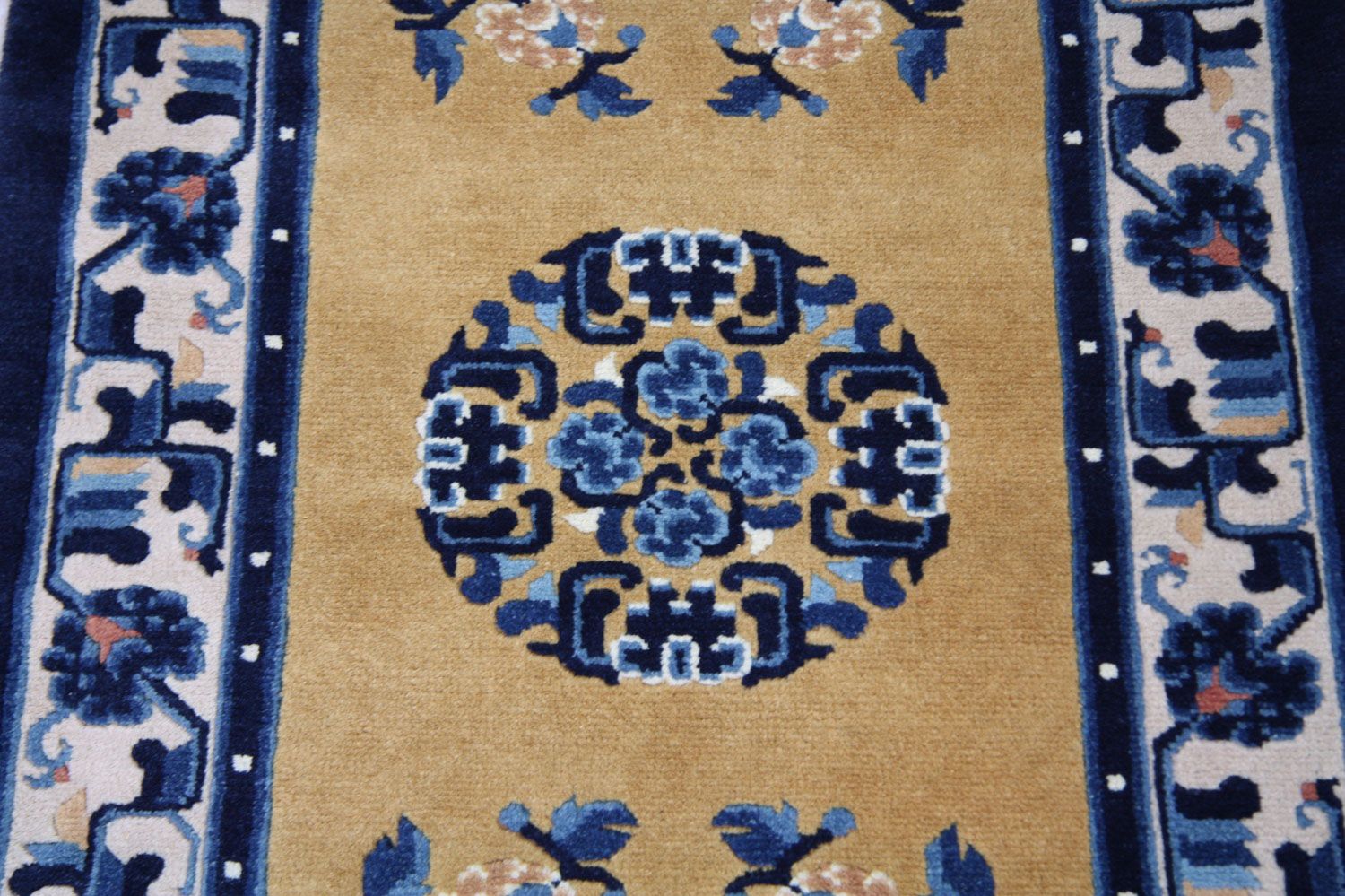 Tappeto cinese - 137 x 69 cm - blu