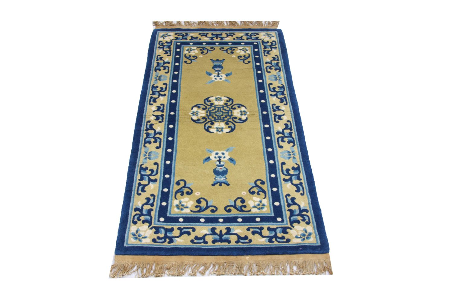 Tappeto cinese - 152 x 76 cm - blu