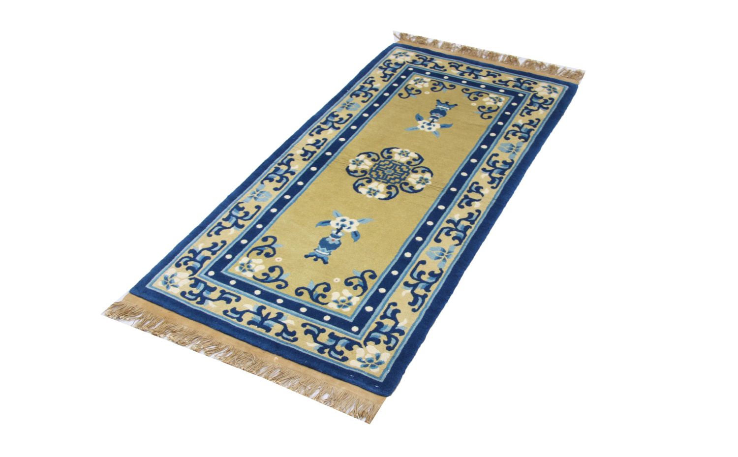 Tappeto cinese - 152 x 76 cm - blu