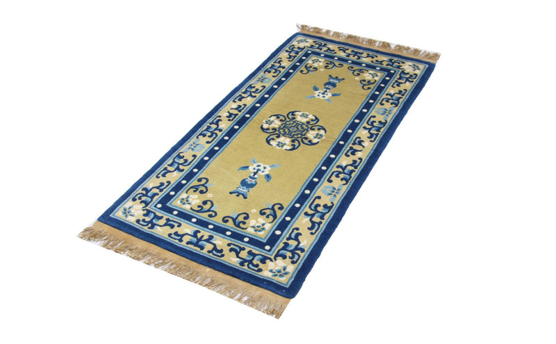 Tappeto cinese - 152 x 76 cm - blu