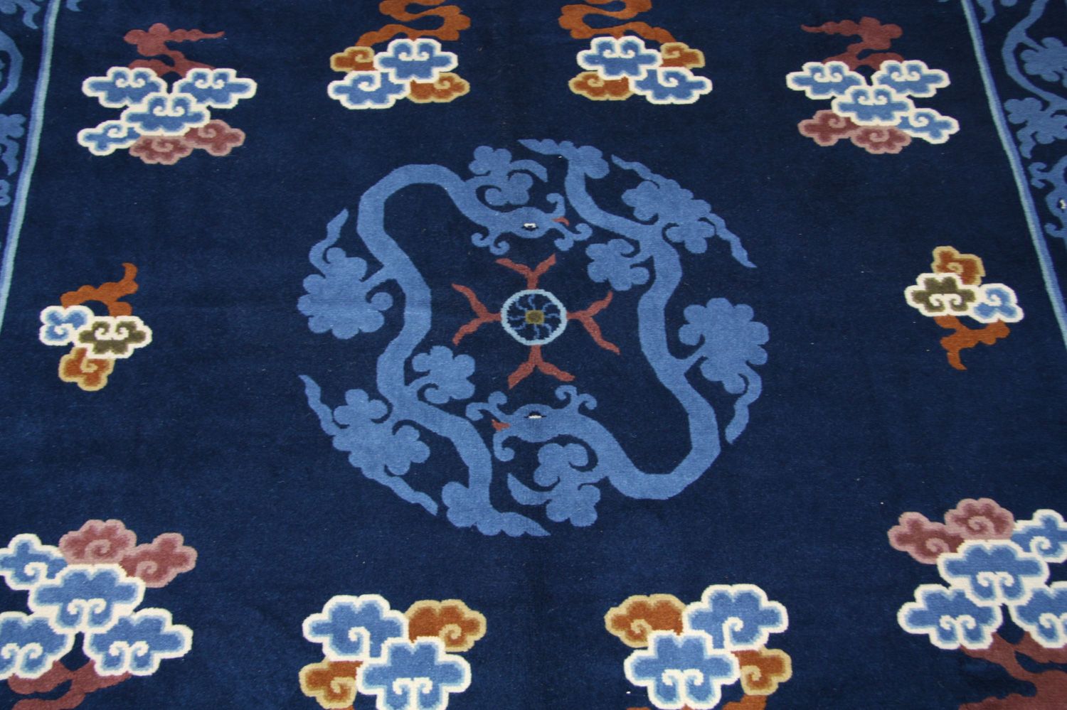 Tappeto cinese - 274 x 183 cm - blu