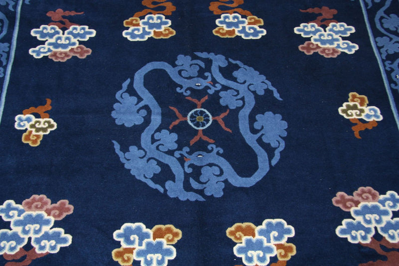 Tappeto cinese - 274 x 183 cm - blu