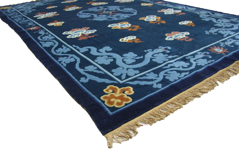 Tappeto cinese - 274 x 183 cm - blu