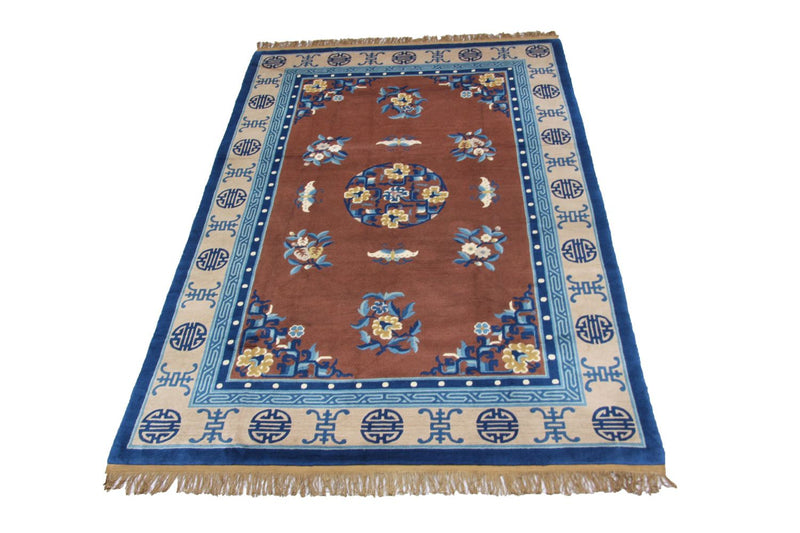 Tappeto cinese - 274 x 183 cm - marrone