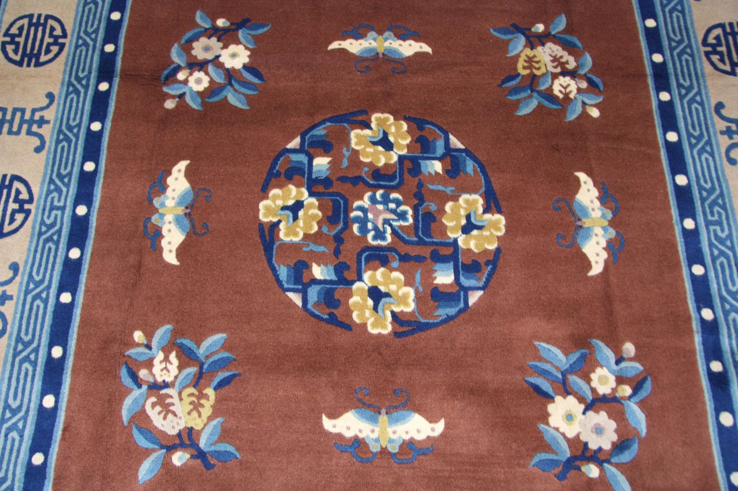 Tappeto cinese - 274 x 183 cm - marrone