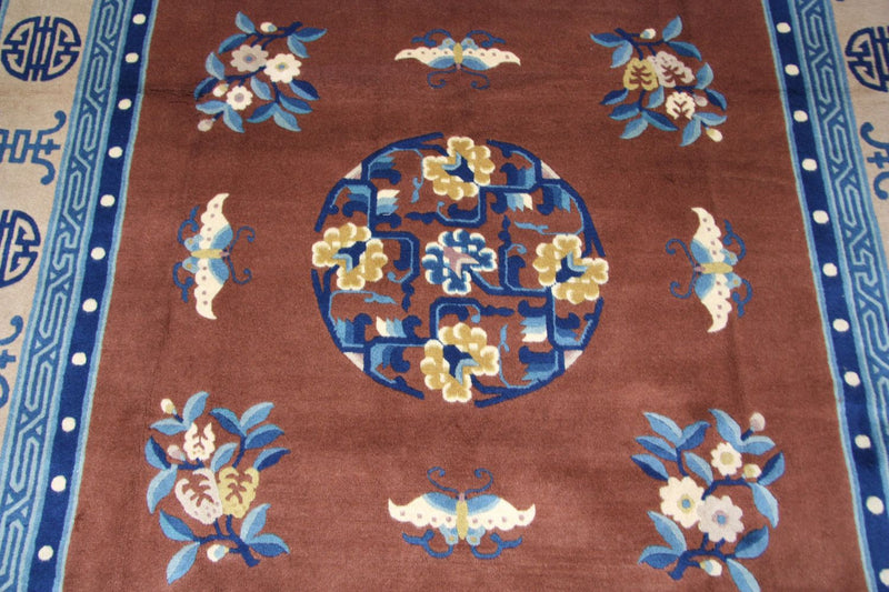 Tappeto cinese - 274 x 183 cm - marrone
