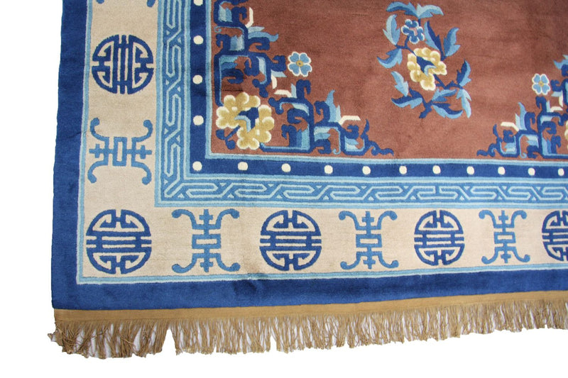 Tappeto cinese - 274 x 183 cm - marrone